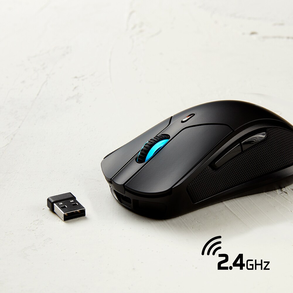 HP 4P5Q4AA HyperX Pulsefire Dart – vezeték nélküli Gaming egér (fekete)