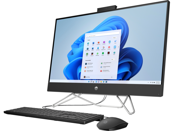 HP 27 inch Touch Screen All-in-One Desktop PC, AMD Ryzen 7, 12GB RAM, 1TB  SSD, Windows 11 Home, 27-cr0023w