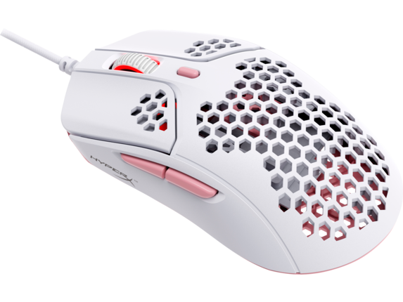 HyperX Pulsefire Haste - Gaming Mouse (White-Pink)|4P5E4AA|HP