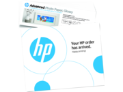HP Advanced fotópapír, fényes, 65 font, 4 x 12 hüvelyk (101 x 305 mm), 10 lap