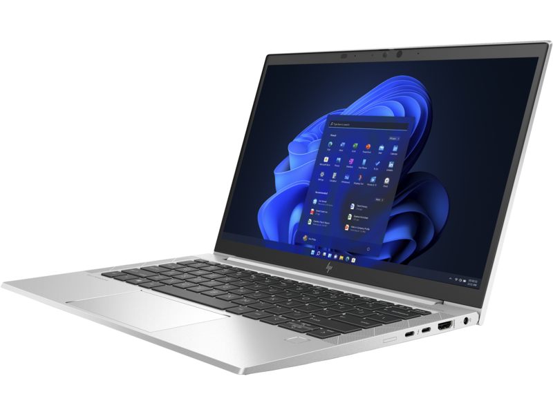 HP EliteBook 830 G8 NaturalSilver WLAN ALS-SKU NT HPcam FPR nonODD Win11 Coreset FrontLeft