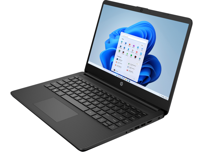 20C1 - HP OPP 14-inch Notebook DF JetBlack T HDcam nonODD nonFPR Win11 CoreSet FrontLeft