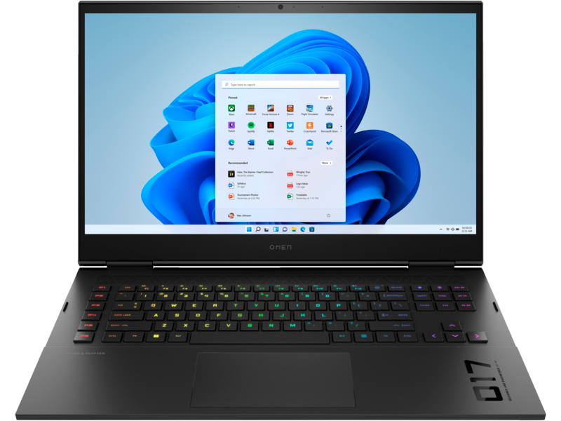 21C1 - OMEN by HP 17-inch Laptop PC Non Numpad RGB LCD ShadowBlack NT HDcam nonODD WIN11 CoreSet Fro