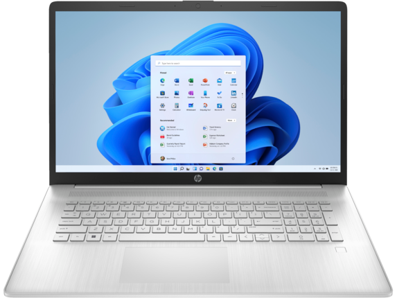 HP Laptop - 17z-cp100 [Windows 11 Home, AMD Ryzen™ 5 5625U (up to 4.3 GHz, 16 MB L3 cache, 6 cores, 12 threads) + AMD Radeon™ Graphics, 8 GB DDR4-3200 SDRAM (2 X 4 GB), 128 GB PCIe® NVMe™ TLC M.2 SSD]