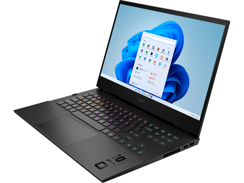 21C1 - OMEN by HP 16-inch Laptop PC 60w NonNumpad 4ZONE ShadowBlack FrontLeft