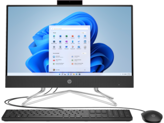 HP All-in-One 22-dd2026t PC, 21.5", Windows 11 Home, Intel® Core™ i3, 8GB RAM, 512GB SSD, 512GB HDD, FHD