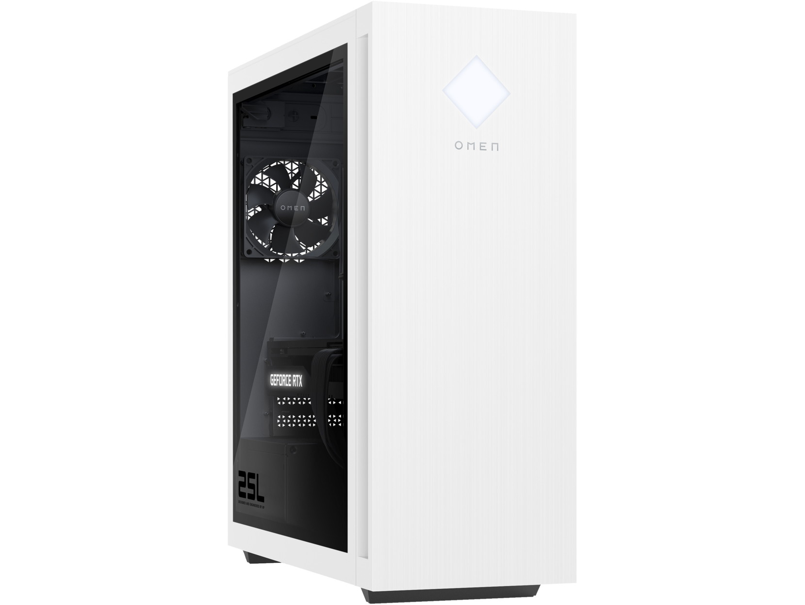 HP OMEN 25L Desktop (Hex Core i5-12400 / 8GB / 256GB SSD / 8GB NVIDIA GeForce RTX 3050)