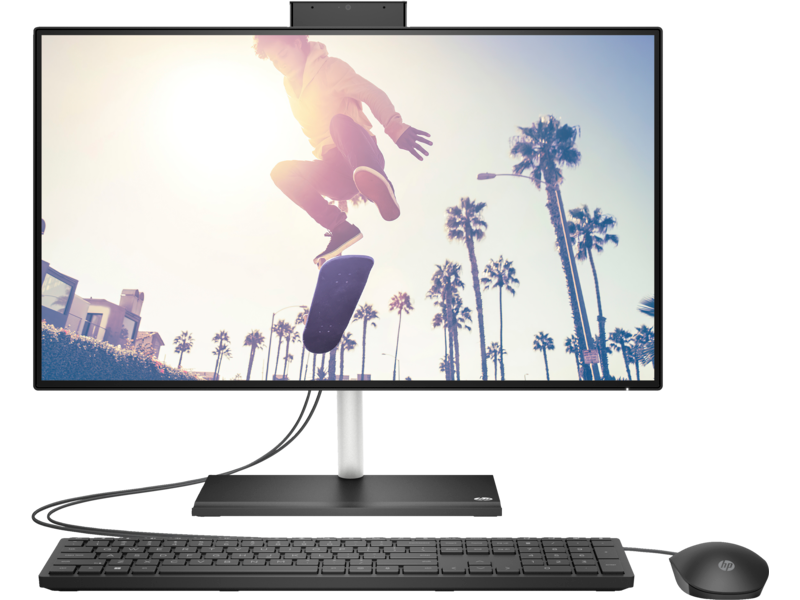 HP All-in-One PC 12th Gen Intel Core i5-1235U 24-inch(60.5 cm) FHD Anti  Glare Desktop (8GB RAM/512GB/Windows 11/Wireless Keyboard and Mouse