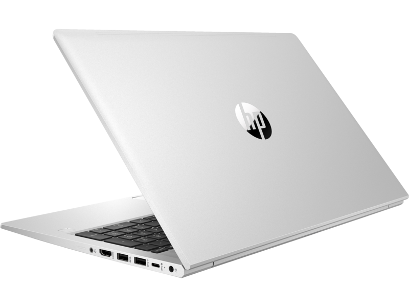 HP ProBook 450 15.6" G9 Notebook PC NaturalSilver WLAN nonODD FPR CoreSet RearLeft