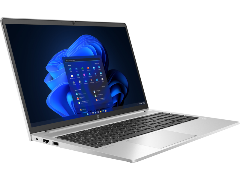 HP ProBook 455 15.6" G9 Notebook PC NaturalSilver T HDCam WLAN nonODD FPR Win11 CoreSet FrontRight