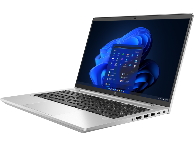 HP ProBook 440 14" G9 Notebook PC NaturalSilver T HDcam WLAN nonODD FPR Win11 CoreSet FrontLeft