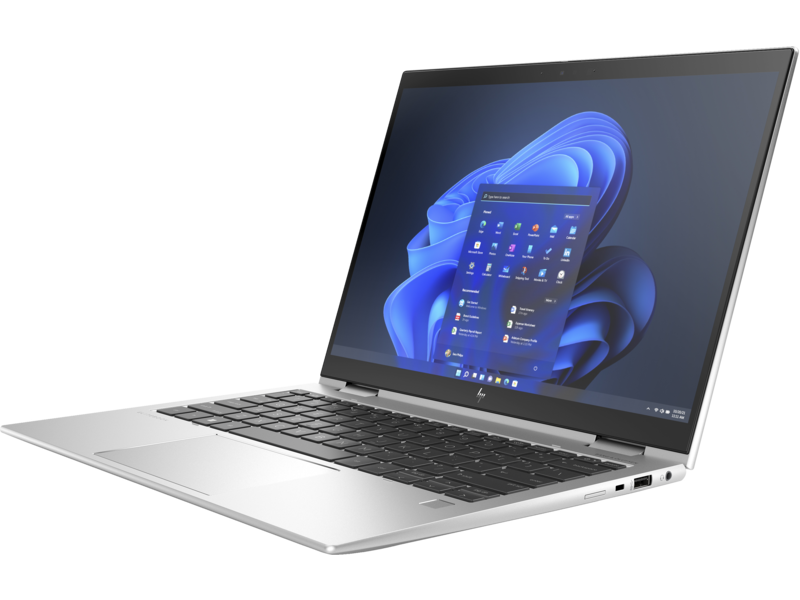 HP Elite x360 830 13.3" G9 2-in-1 Notebook PC NaturalSilver T IRcam nonODD FPR Win11 CoreSet FrontLe