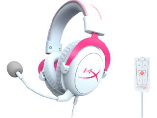 HyperX Cloud II - Gaming Headset (White-Pink)