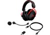 HP 4P5D4AA HyperX Cloud Alpha – vezeték nélküli Gaming headset (fekete-vörös)