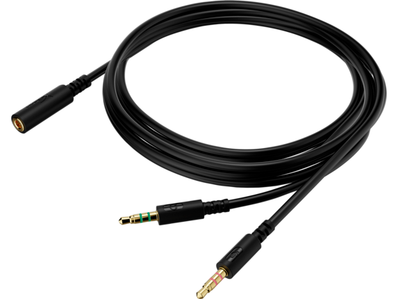 HyperX PC Extension Cable - 4-Pole to Dual 3.5mm (2m) (200 cm)|4P5B4AA|HP