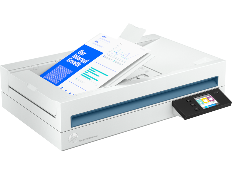 HP ScanJet Pro N4600 fnw1 Coreset Right Facing Output