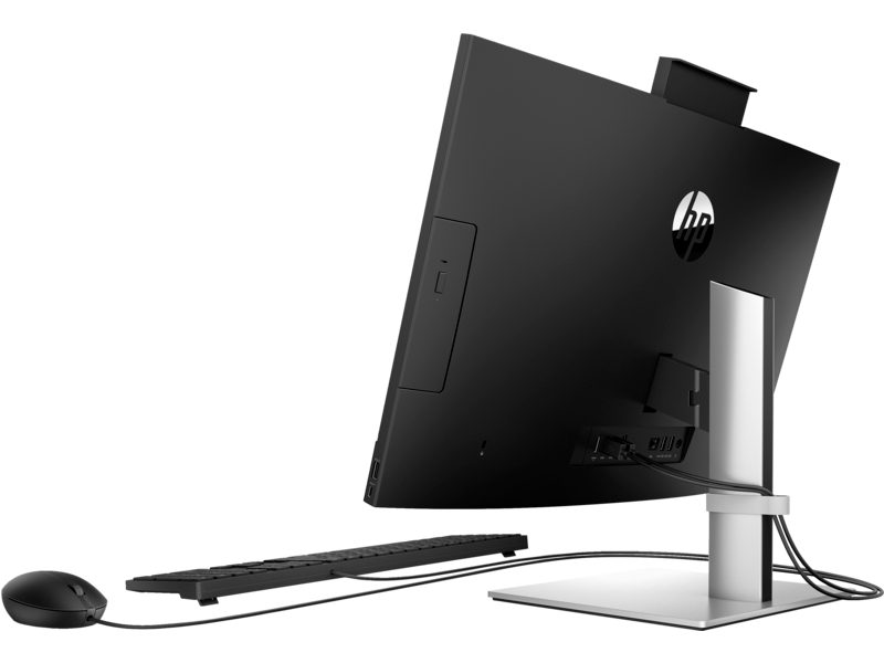 HP ProOne 440 23.8 inch G9 All-in-One Desktop PC JetBlack ODD KBM CoreSet Rear Left
