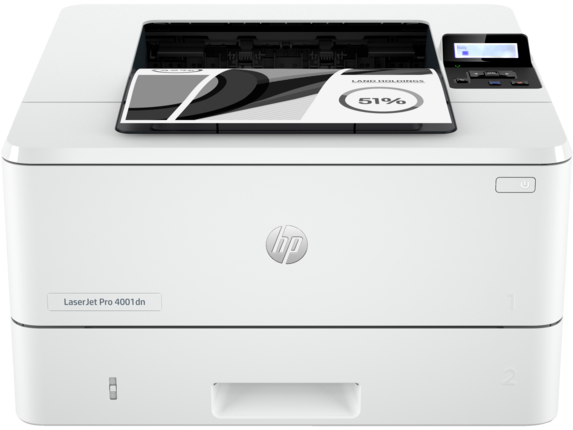 HP LaserJet Pro 4001dn Printer with available 2 months Instant Ink|2-line back lit LCD graphic Display|2Z600F#BGJ