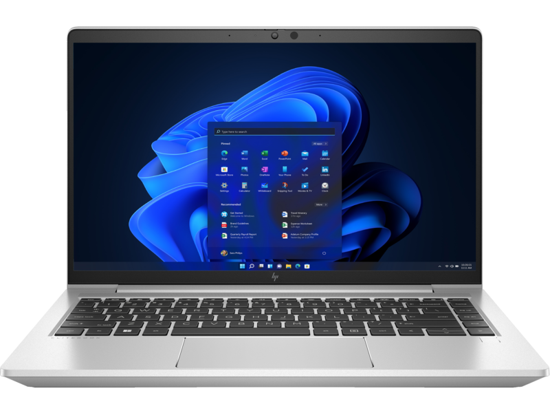 HP EliteBook 640 14" G9 Notebook PC NaturalSilver T NT IRcam WWAN nonODD FPR Win11 CoreSet Front