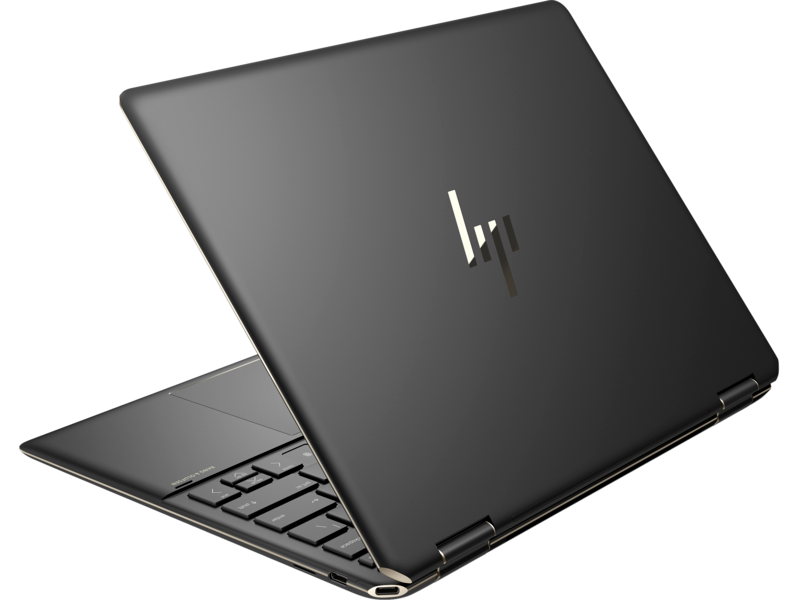 22C1 - HP Spectre x360 13.5 inch 2-in-1 Laptop PC NightfallBlack - RearLeft