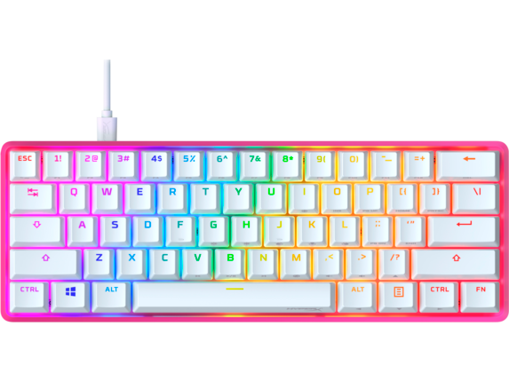 HyperX Gaming Keyboards, HyperX Alloy Origins 60 Pink - Mechanical Gaming Keyboard - HX Red