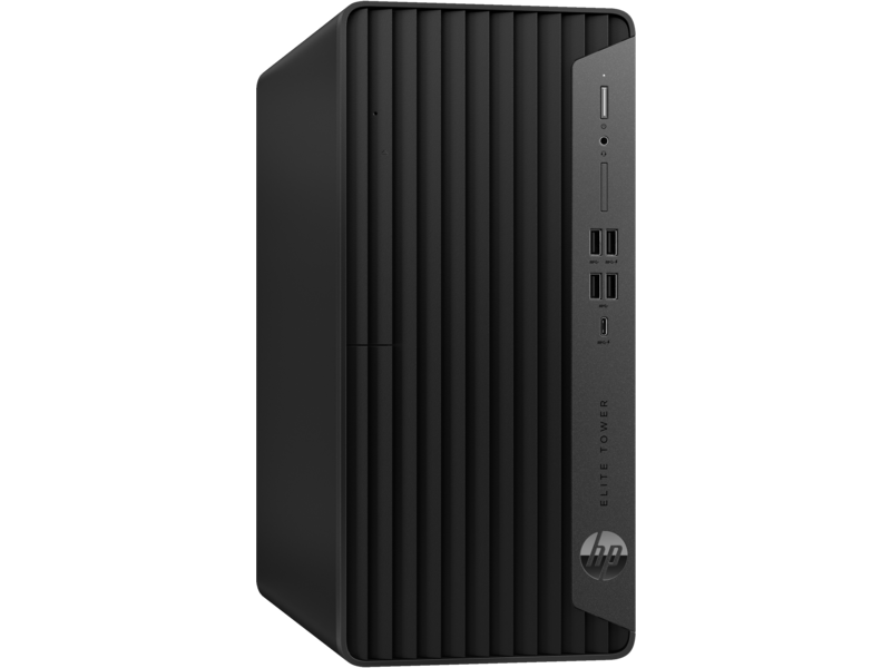 HP Elite Tower 800 G9 Desktop PC GravityGrey nonODD Coreset Vertical Right Facing