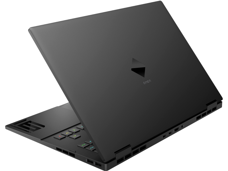 22C2 OMEN by HP 16 inch Gaming Laptop PC 80w NonNumpad RGB ShadowBlack Rear Left