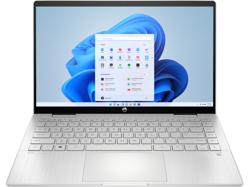 HP Pavilion x360 11th Gen Intel Core i7-16GB RAM/512GB SSD 14 inches(35cm)  Touchscreen 2-in-1 FHD Laptop (Fingerprint Reader/Windows 11 Ready/250  nits/MS Office/Natural Silver/1.41 Kg), 14-dy0050TU - IT PORTAL