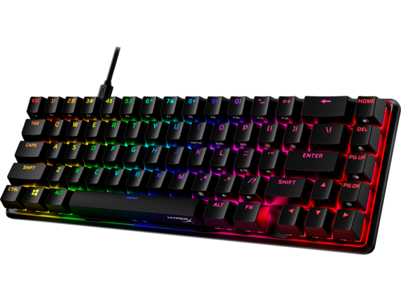 HyperX Origin 65 popular 60% Keyboard, Aqua Tactile Switches w/ Pudding Keycaps. HEAVY.