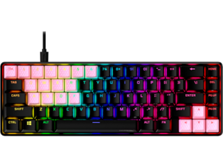 HyperX Rubber Keycaps - Gaming Accessory Kit - Pink (US Layout)