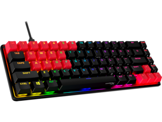 HyperX Rubber Keycaps - Gaming Accessory Kit - Red (US Layout)