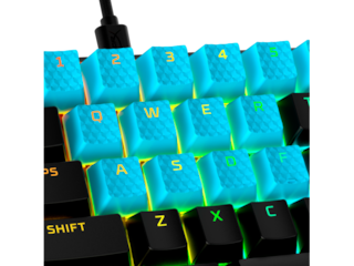 HyperX Rubber Keycaps - Gaming Accessory Kit - Blue (US Layout)