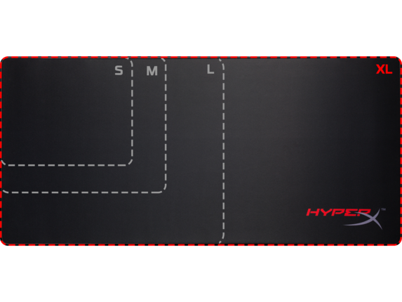 HyperX Gaming Mouse Pads, HyperX FURY S - Gaming Mouse Pad - Cloth (XL)