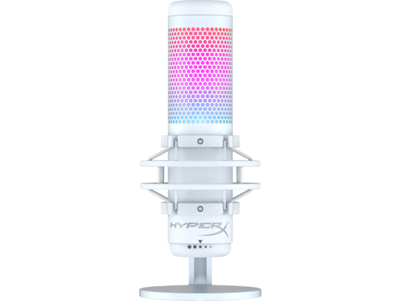 HyperX QuadCast S White RGB USB Condenser Microphone