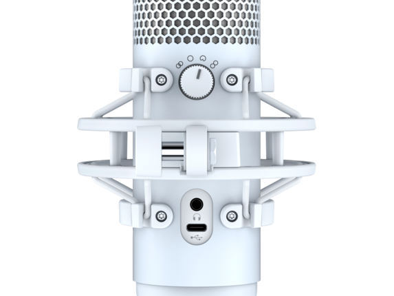 HyperX QuadCast S White RGB USB Condenser Microphone