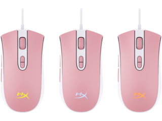 HyperX Pulsefire Core - Gaming Mouse (White-Pink)