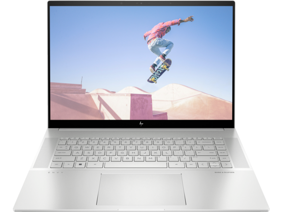 HP Home Laptop PCs, HP Envy Laptop 16-h1097nr, Windows 11 Home, 16", touch screen, Intel® Core™ i9, 32GB RAM, 1TB SSD, NVIDIA® GeForce RTX™ 4060, 2.8K, Natural silver