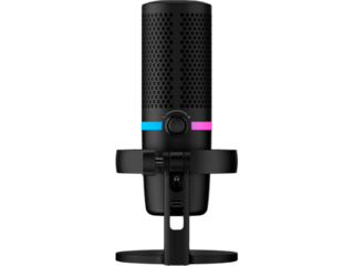 HyperX QuadCast S Standalone USB Condenser Microphone, Black/Grey
