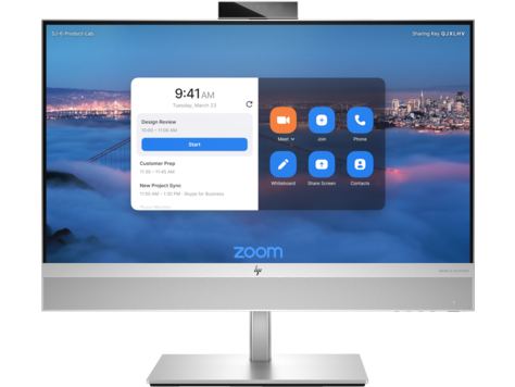 带 Zoom Rooms 的 HP Presence 24 多功能一体电脑