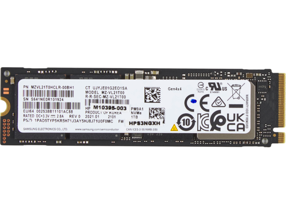 Image for HP 1TB PCIe-4x4 NVMe M.2 SSD from HP2BFED