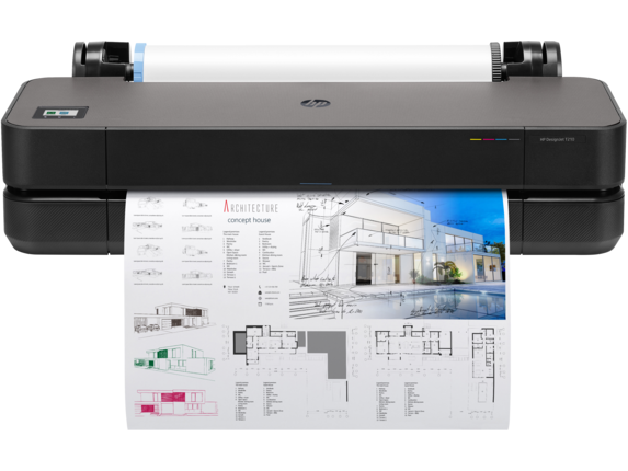 HP DesignJet T210 24-in Printer with 2-year Warranty, 8AG32H