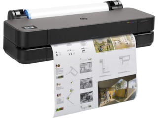 HP DesignJet T230 24-in Printer with 2-year Warranty, (5HB07H)
