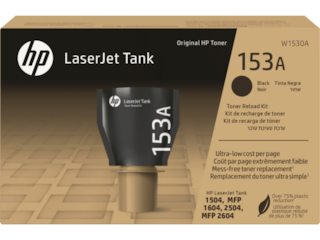 HP 153A Black Original LaserJet Tank Toner Reload Kit, W1530A