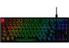 HP 639N9AA HyperX Alloy Origins Core PBT HX Aqua – mechanikus Gaming billentyűzet USA kiosztás