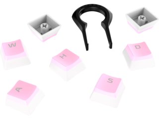 HyperX Pudding Keycaps - PBT - Pink