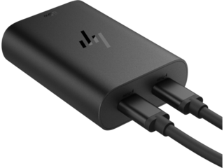 HP® 45W USB-C LC Power Adapter (1MZ01AA#ABA)