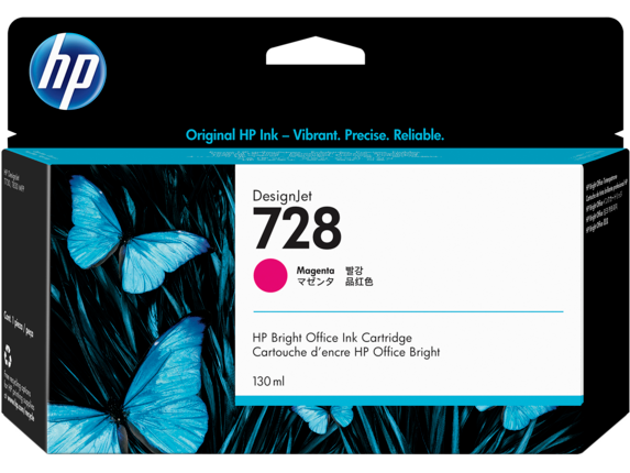 Image for HP 728 130-ml Magenta DesignJet Ink Cartridge from HP2BFED