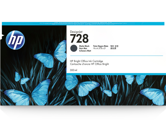 Image for HP 728 300-ml Matte Black DesignJet Ink Cartridge from HP2BFED