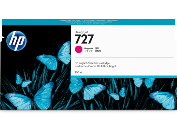Image for HP 727 300-ml Magenta DesignJet Ink Cartridge from HP2BFED