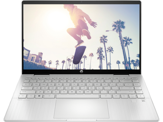 HP Pavilion x360 2-in-1 Laptop 14t-ek1000, 14" [Windows 11 Home, Intel® Core™ i3-1315U (up to 4.5 GHz, 10 MB L3 cache, 6 cores, 8 threads) + Intel® UHD Graphics + 8 GB(Onboard), 256 GB PCIe® NVMe™ M.2 SSD]